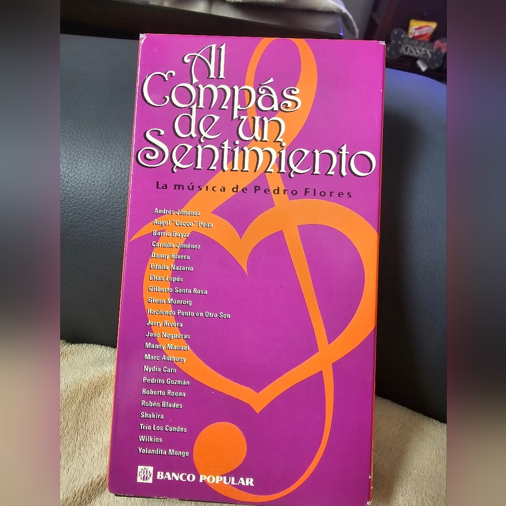 Vintage 90's Al Compás de un Sentimiento Musica VHS Tape. Music By Pedro Flores.